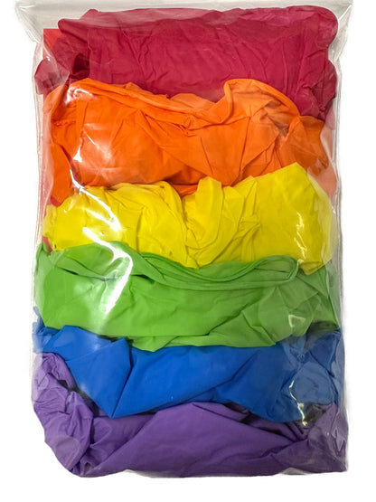 Nitril Einmalhandschuhe farbige Gay Pride Sortierung 6 Paar
