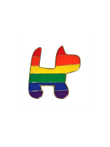 Gay Pride Regenbogen Anstecker Dog Pin