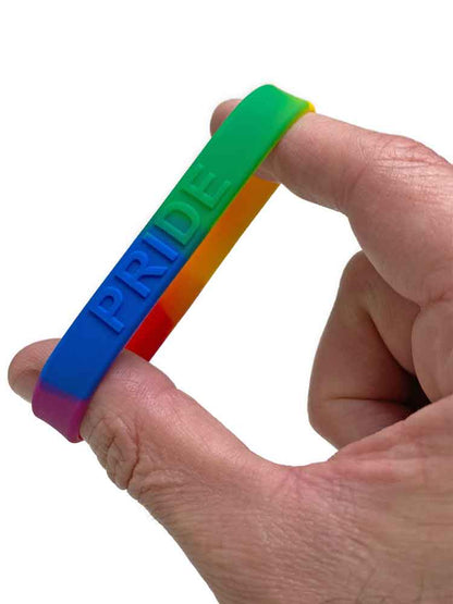 Gay Pride Regenbogen Silikon Armband