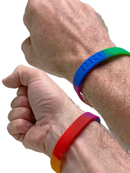 Gay Pride Regenbogen Silikon Armband