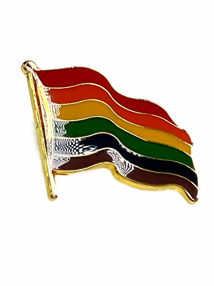 Gay Pride Regenbogen Flaggen-Anstecker Pin
