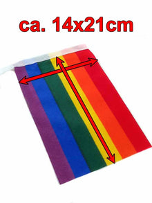 Gay Pride Regenbogen Flaggenkette 14x21cm