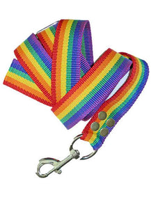 Gay Pride Regenbogen Hundeleine 140cm