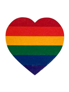 GAy Pride Regenbogen Herz-Tattoo