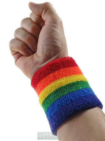 Gay Pride Regenbogen Schweißband Handgelenk