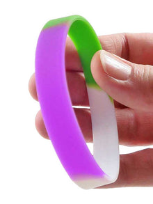 Gender Queer Silikon Armband