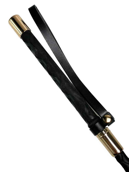 Gerte, schwarz-gold 45cm