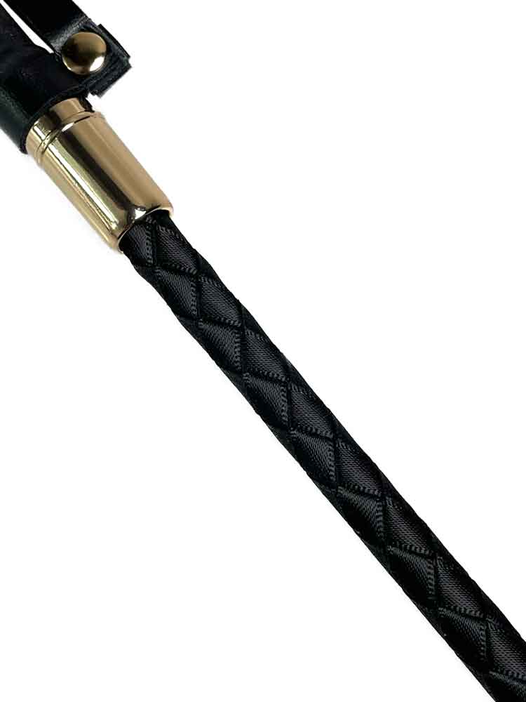 Gerte, schwarz-gold 45cm