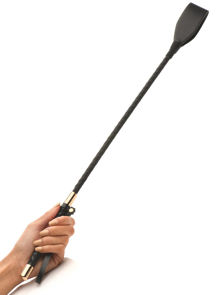 Gerte, schwarz-gold 60cm