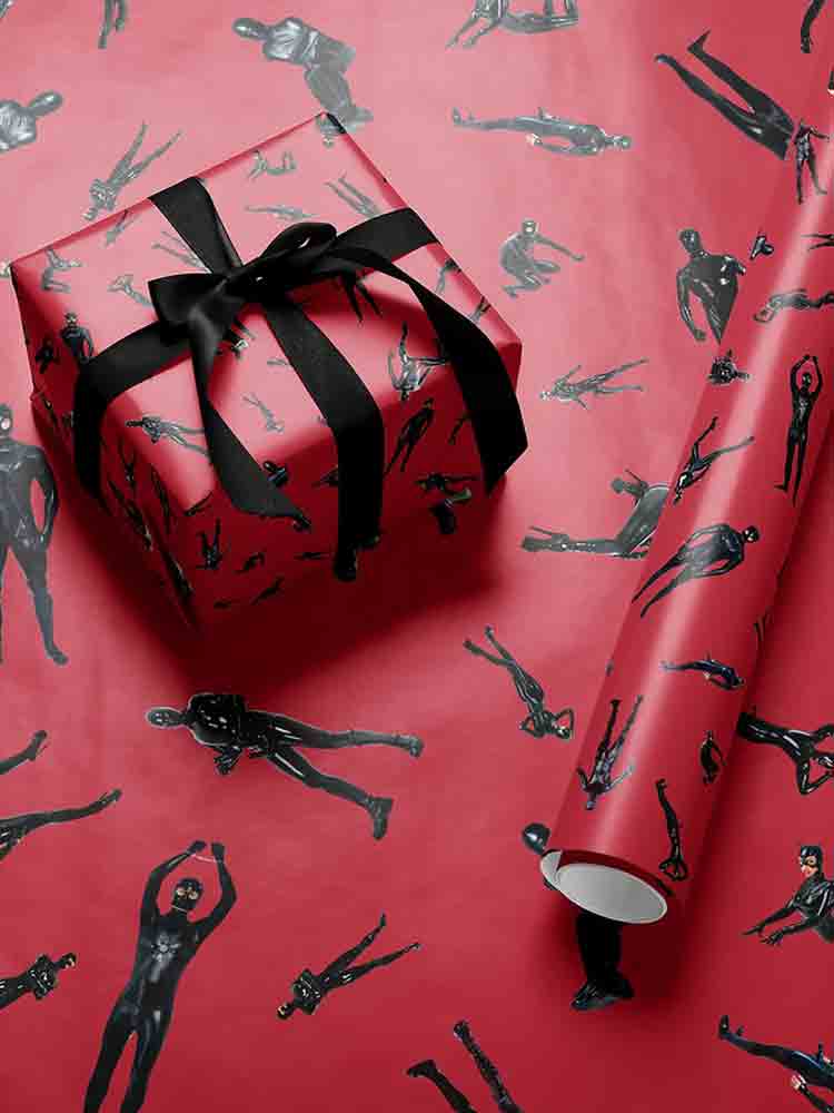 Geschenkpapier 70x50cm TRUE RED LOVE