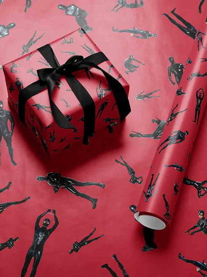 Geschenkpapier 70x50cm TRUE RED LOVE