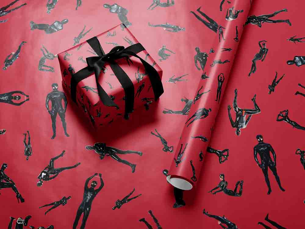 Geschenkpapier 70x50cm TRUE RED LOVE