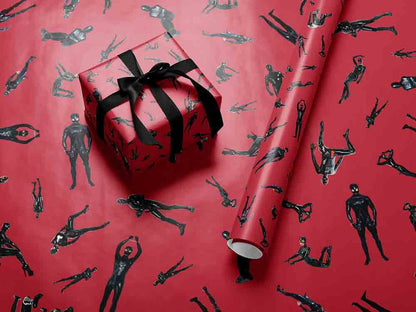 Geschenkpapier 70x50cm TRUE RED LOVE