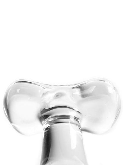Plug aus Glas - Kegel-Plug 10,5cm - klar