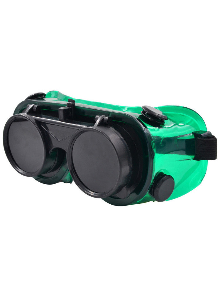 Augenbrille - Goggles mit Abblendung, grün