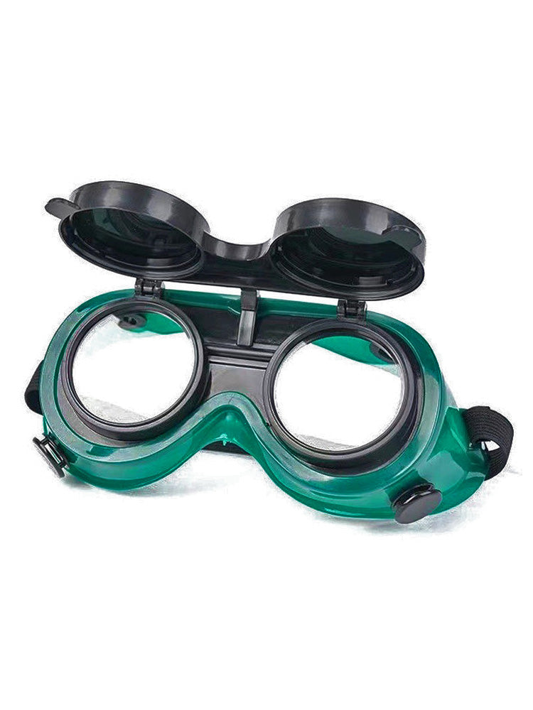 Augenbrille - Goggles mit Abblendung, grün