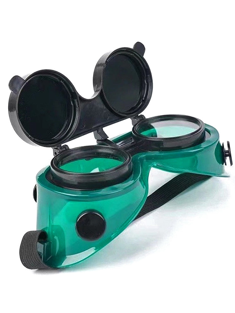 Augenbrille - Goggles mit Abblendung, grün