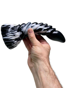GRAFFITI Dildo ARKAN 18x5cm weiss-schwarz