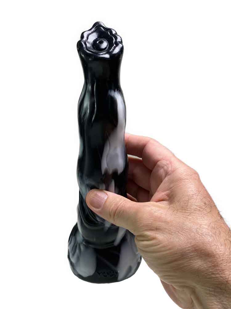 GRAFFITI Dildo LUPKAL 24x5.5cm weiss-schwarz