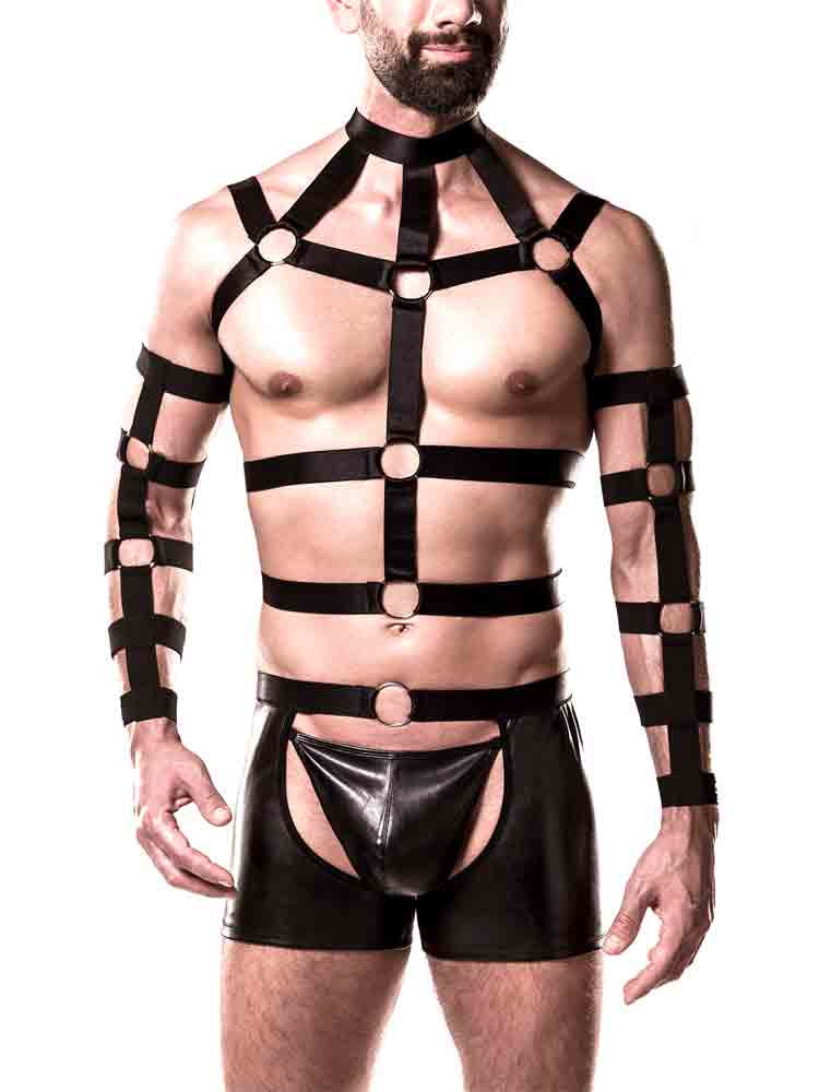 GREY VELVET MEN 4-teiliges Harness Set
