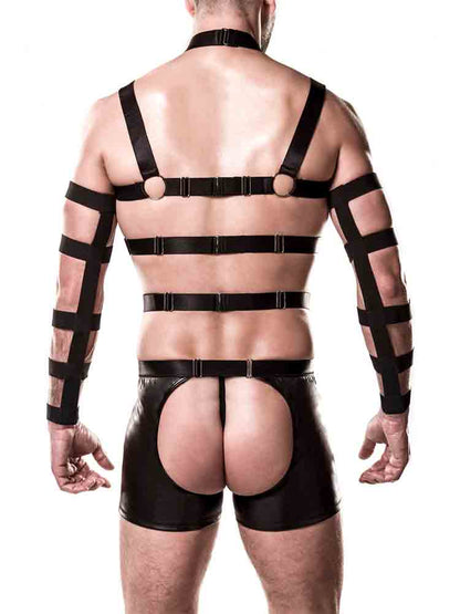 GREY VELVET MEN 4-teiliges Harness Set