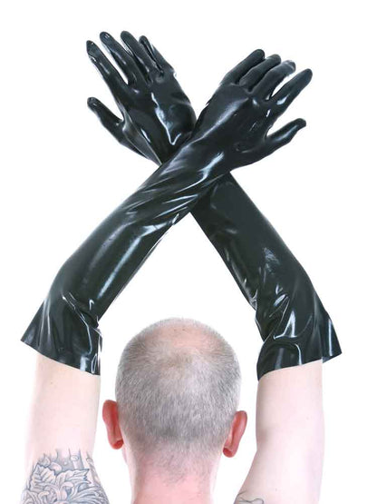Gummi-Handschuhe bis Ellenbogen 60 cm dünn