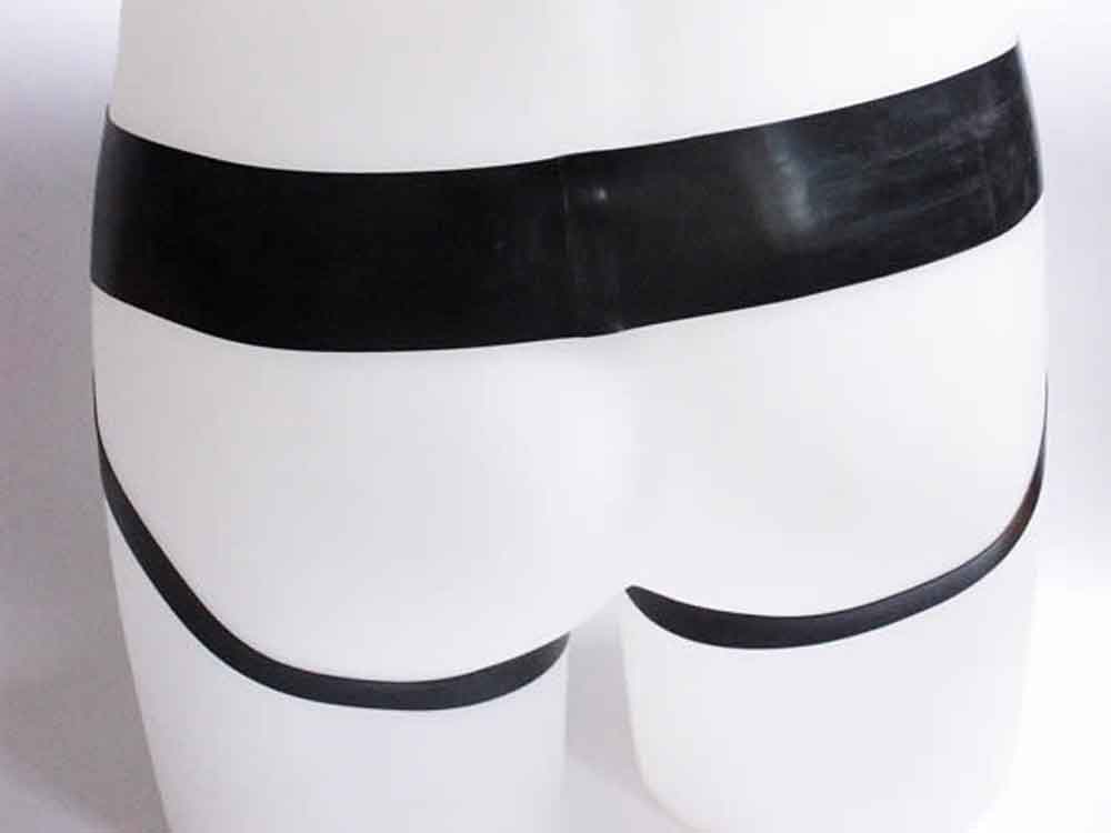 Gummi-Jock-Strap SPEXTER - schwarz