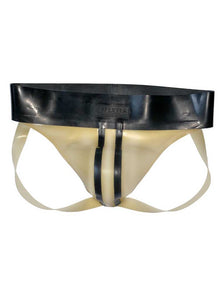 Gummi-Jock-Strap SPEXTER - transparent 2 Streifen