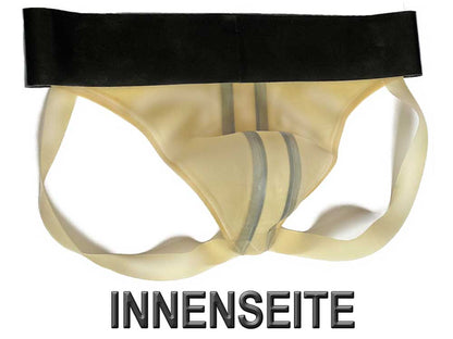 Gummi-Jock-Strap SPEXTER - transparent 2 Streifen