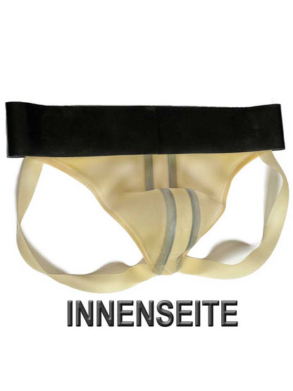 Gummi-Jock-Strap SPEXTER - transparent 2 Streifen