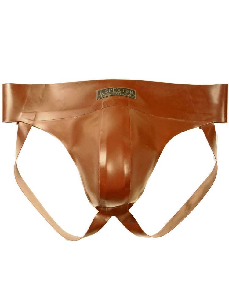 Gummi-Jock-Strap SPEXTER - braun - S