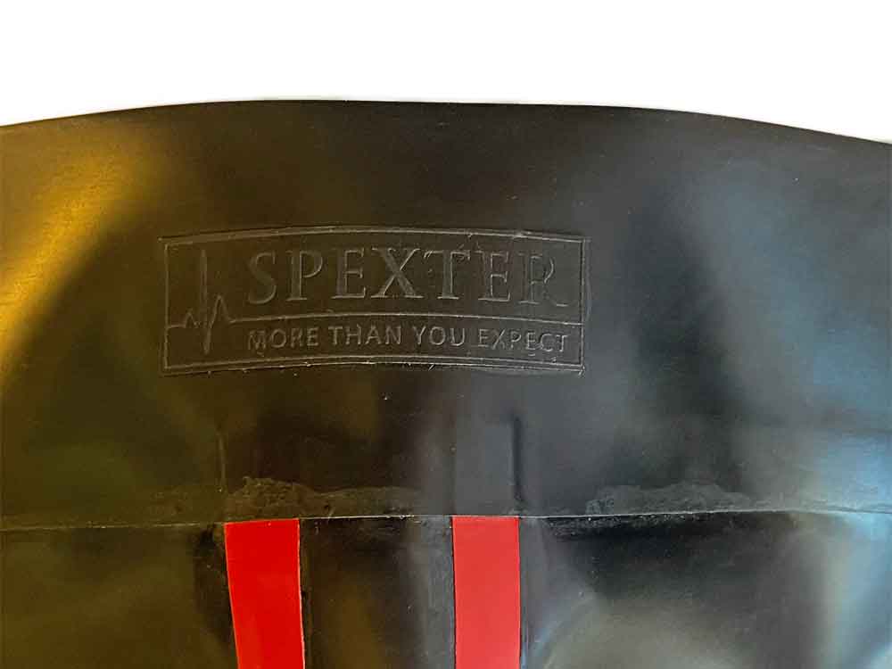 Gummi-Jock-Strap SPEXTER - zwei rote Streifen