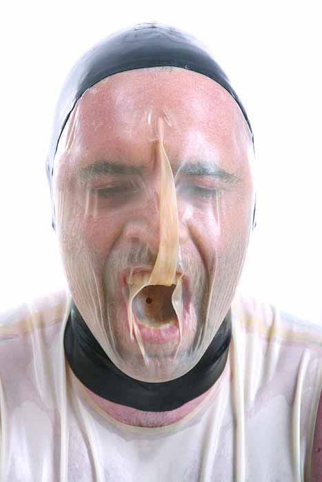 Gummi-Maske BREATH-CONTROL Atemmaske