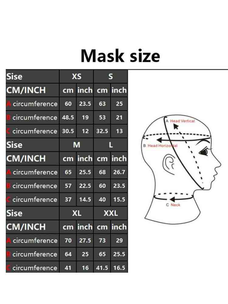 Gummi-Maske Fußfetisch - transparent