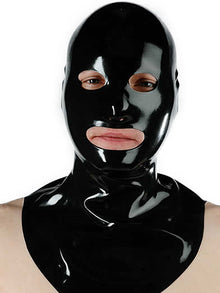 Gummi-Maske MIT Augen- und Mund-Öffnung + Kragen