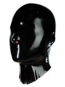 Gummi-Maske OHNE Augen- und Mundöffnung - schwarz