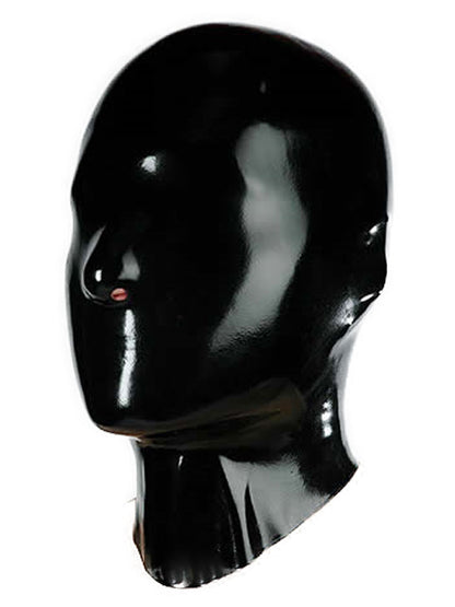 Gummi-Maske OHNE Augen- und Mundöffnung - schwarz