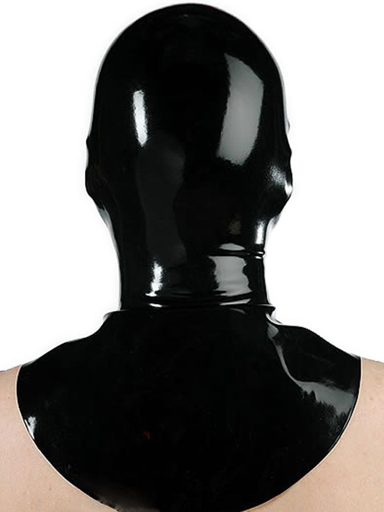 Gummi-Maske OHNE Augen-Mundöffnung + Kragen