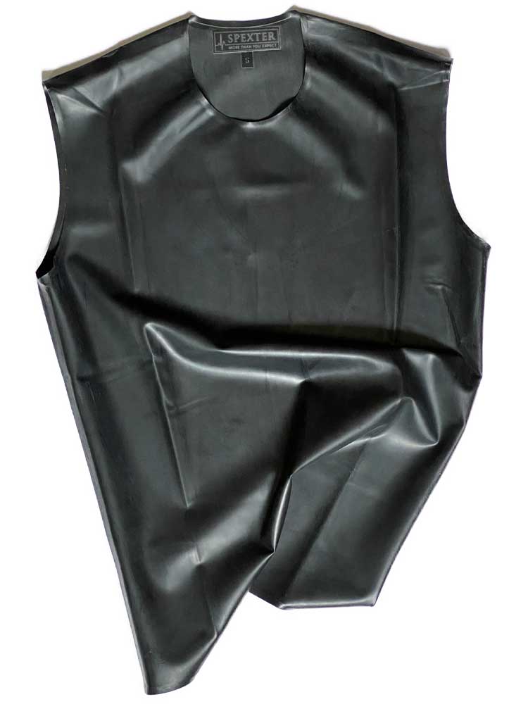 SPEXTER Rubber T-Shirt ohne Arm schwarz