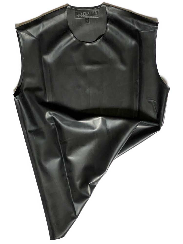 SPEXTER Rubber T-Shirt ohne Arm schwarz