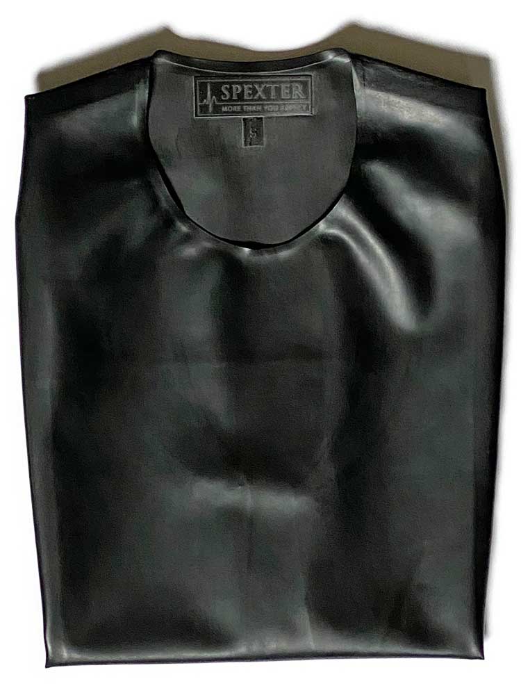 SPEXTER Rubber T-Shirt ohne Arm schwarz