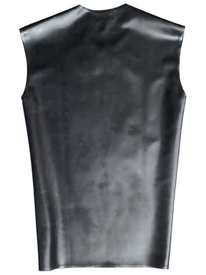 SPEXTER Rubber T-Shirt ohne Arm schwarz - gelbe Streifen