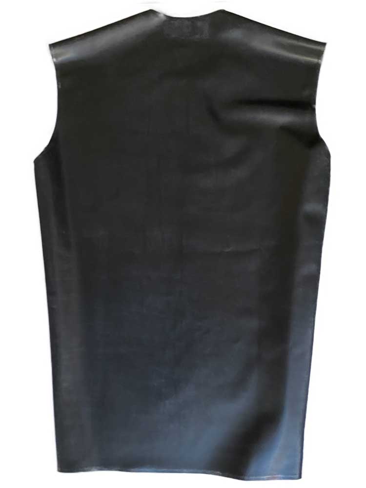 SPEXTER Rubber T-Shirt ohne Arm schwarz - rote Streifen