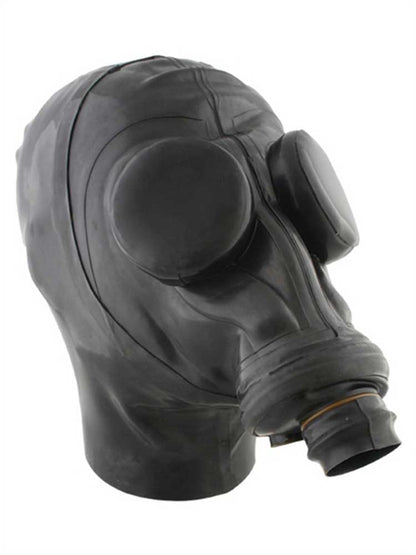 Gummi-Gasmasken-Haube mit Augenklappen