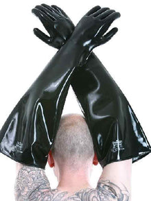 Gummi-Handschuhe INDUSTRIAL HEAVY - Oberarm 60cm