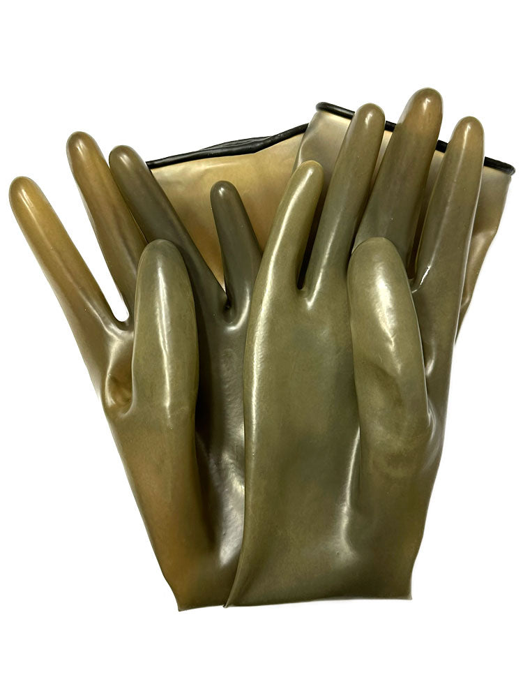 Gummi-Handschuhe Ellbogenlang 0.4mm Smoke-Fumee