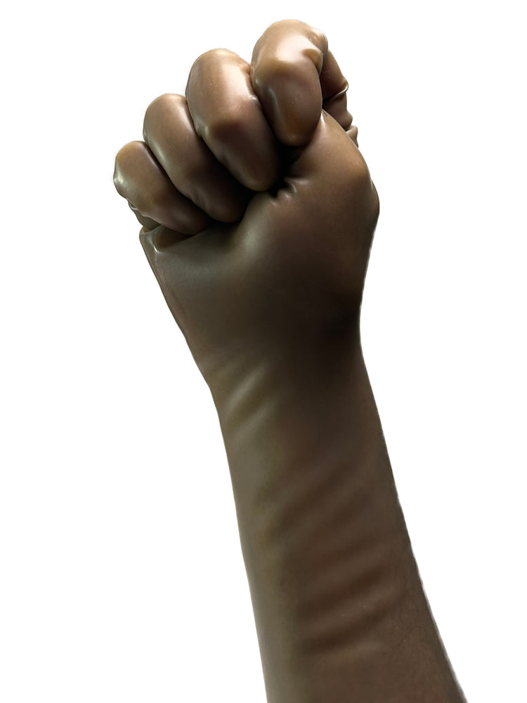 Gummi-Handschuhe Ellbogenlang 0.4mm Smoke-Fumee