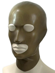 Gummi-Maske MIT Augen- und Mund-Öffnung - smoke-fumee