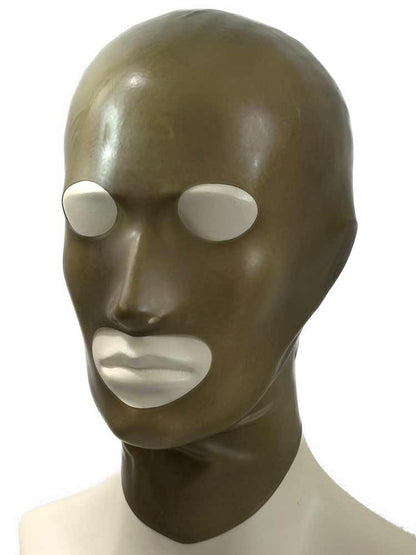 Gummi-Maske MIT Augen- und Mund-Öffnung - smoke-fumee