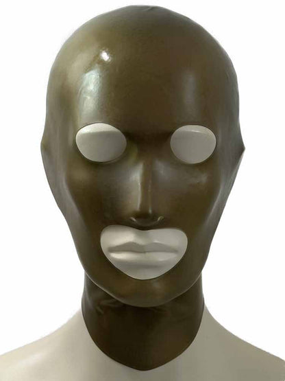 Gummi-Maske MIT Augen- und Mund-Öffnung - smoke-fumee